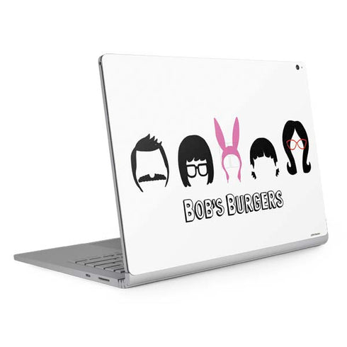 Bobs Burgers Silhouette Surface Book 2 15in Skin